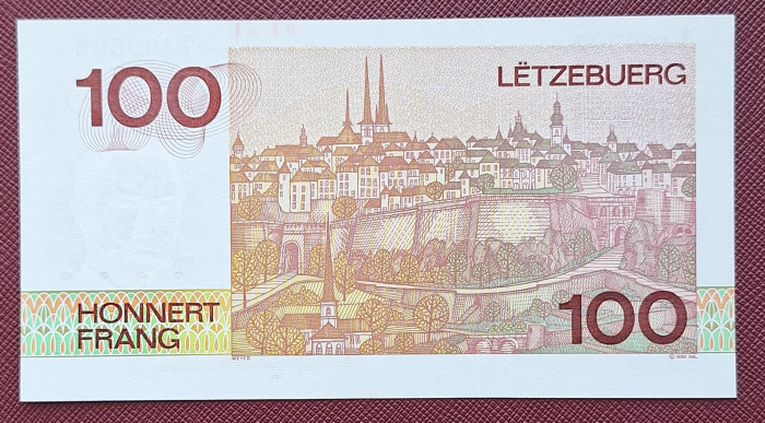 Luxemburg 100 Franci 1986, UNC- [2]