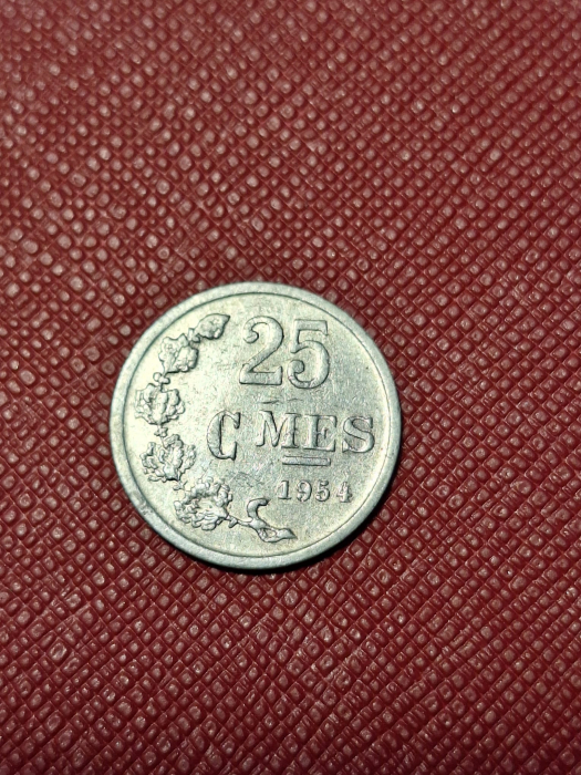Luxemburg 25 centimes 1954 [1]