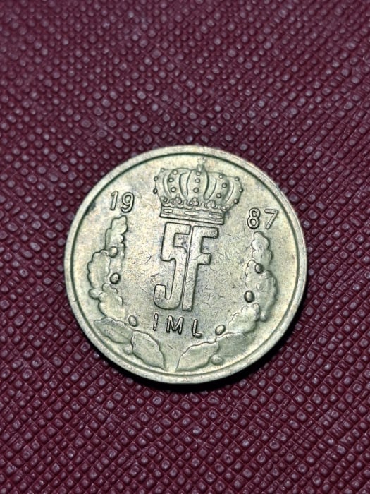 Luxemburg 5 franci 1987 [2]