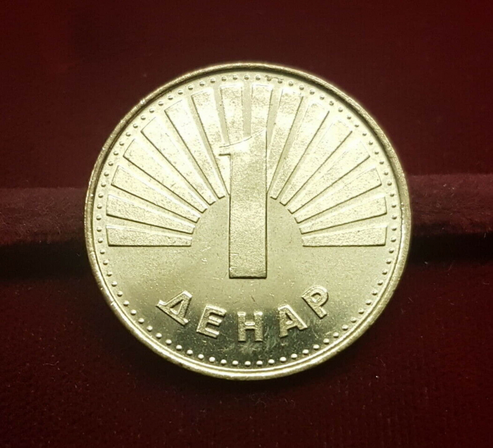Macedonia 1 Dinar 2000, Unc [2]