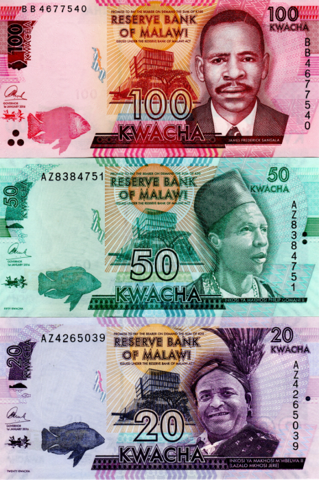 Malawi 20-50-100-200-500-1000, set 6 bancnote, necirculate [4]