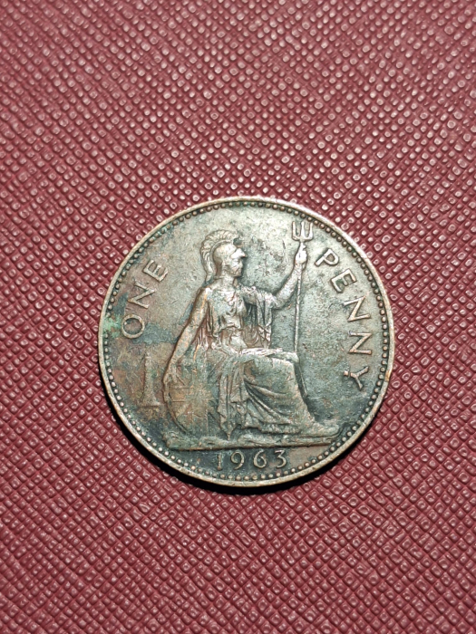 Marea Britanie 1 penny 1963 [2]
