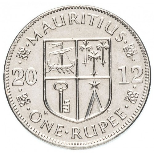 Mauritius 1 rupie 2012 Sir Seewoosagur Ramgoolam, Aunc [1]