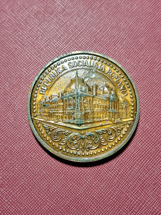 MEDALIE CENTENARUL SISTEMULUI MONETAR NATIONAL 1867-1967 RSR [2]