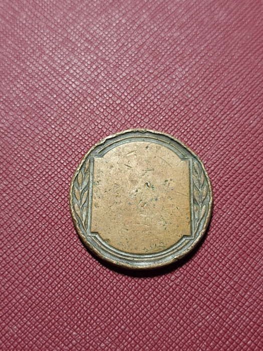 MEDALION DIN BRONZ TEMATICA FOTBAL, ANII 1930 [2]