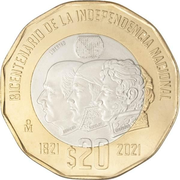 Mexic 20 pesos 2021 - 200 ani de independenta, necirculata [1]