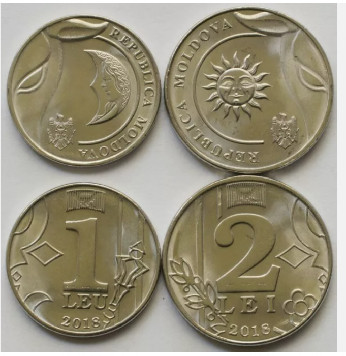 Moldova 2 monede set 2018 UNC [1]