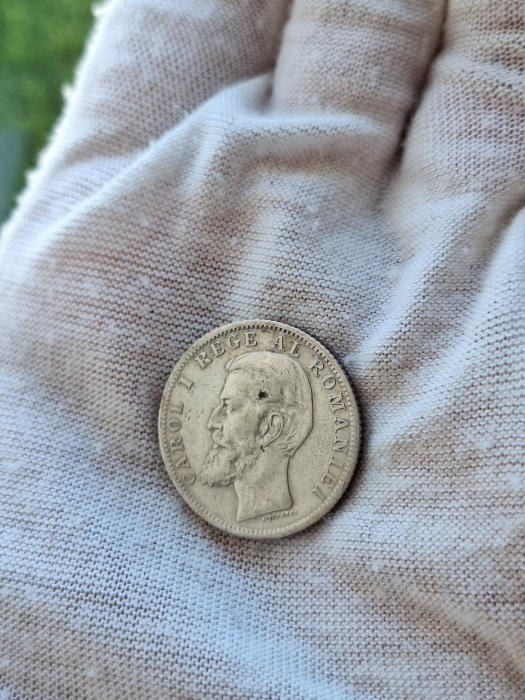Moneda Romania, 1 Leu 1894 ag, Regele Carol I [3]