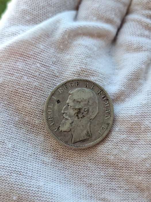 Moneda Romania, 1 Leu 1900 ag, Regele Carol I [4]