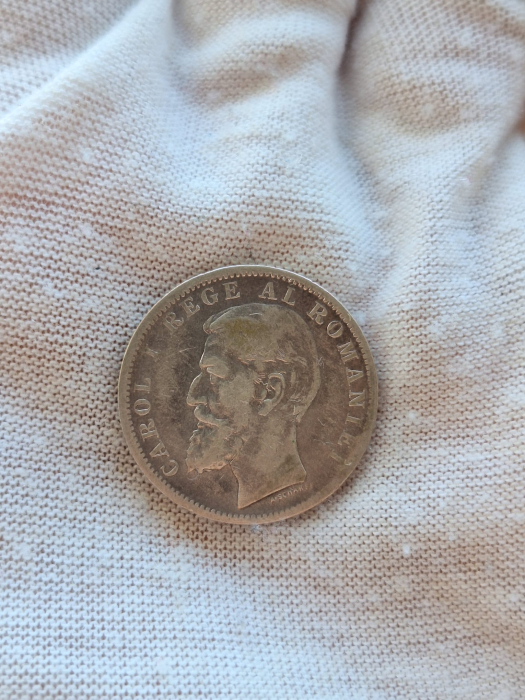 Moneda Romania, 1 Leu 1900 ag, Regele Carol I [3]