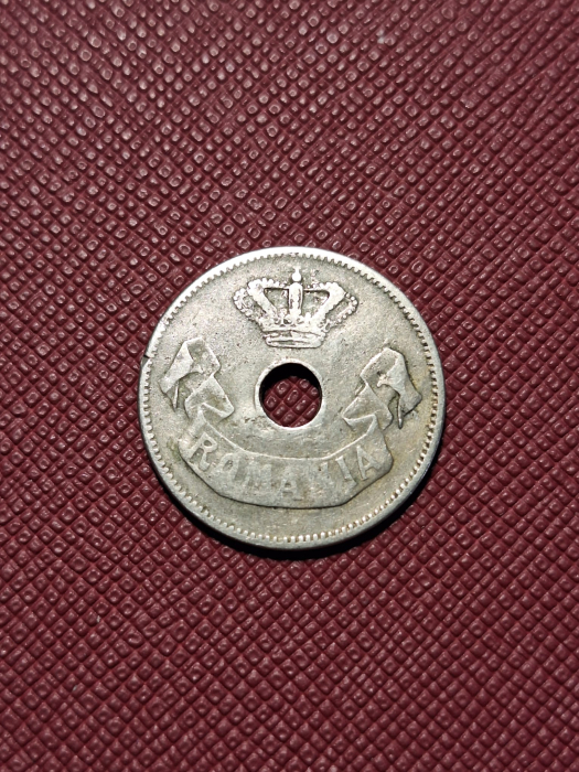 Moneda Romania, 10 Bani 1906, Coroana Regala, monetaria Bruxelles [2]