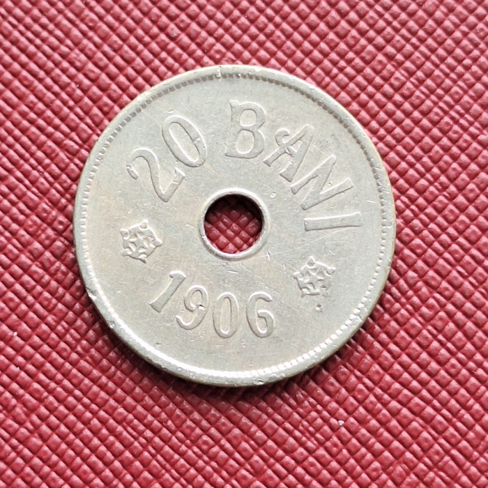 Moneda Romania, 20 Bani 1906, Regele Carol I [1]