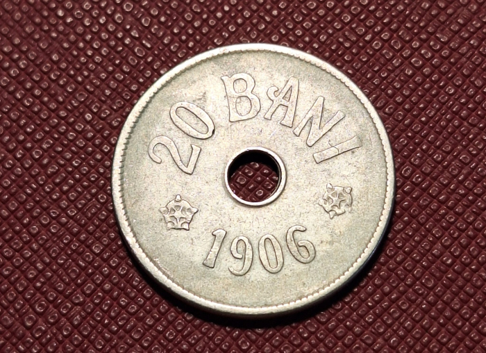 Moneda Romania, 20 Bani 1906, Coroana Regala [2]