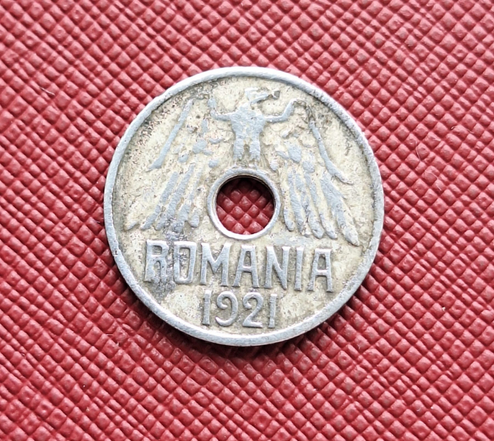 Romania, Regat, 50 bani 1921, Regele Ferdinand I [1]