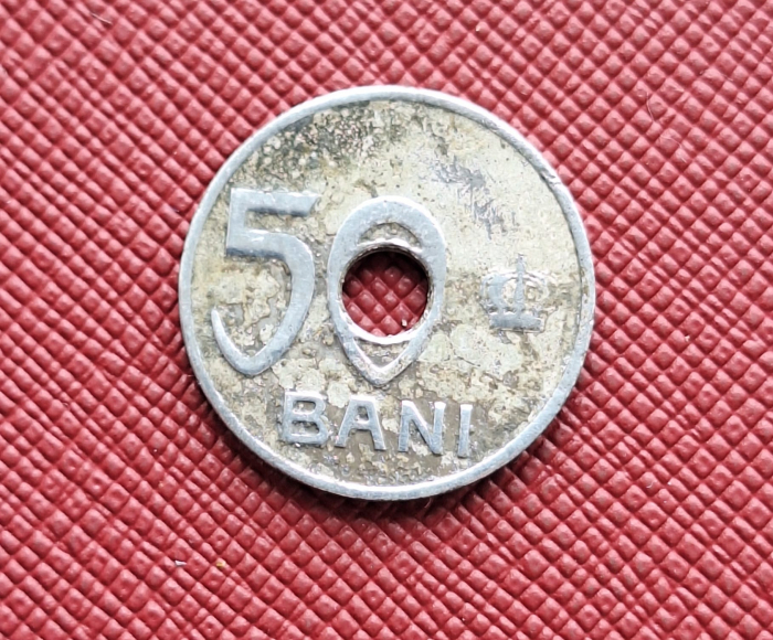 Romania, Regat, 50 bani 1921, Regele Ferdinand I [2]