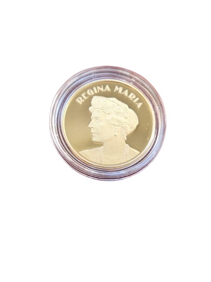 Moneda Romania, 50 Bani Proof 2019, Regina Maria, incapsulata [1]