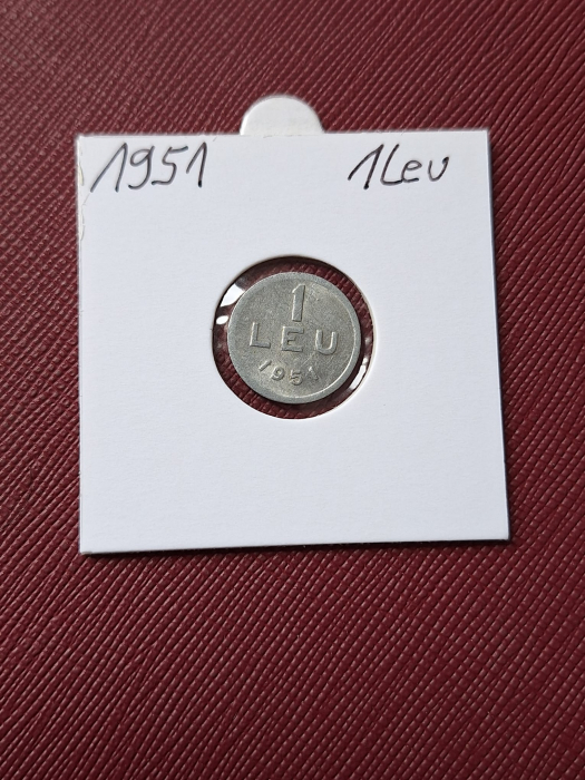Moneda Romania - RPR - 1 LEU 1951 [1]