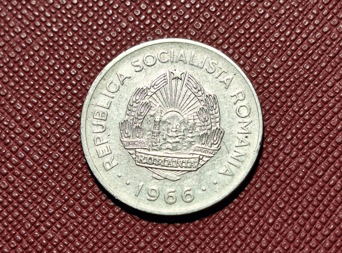 Moneda Romania - RSR - 1 LEU 1966 [2]