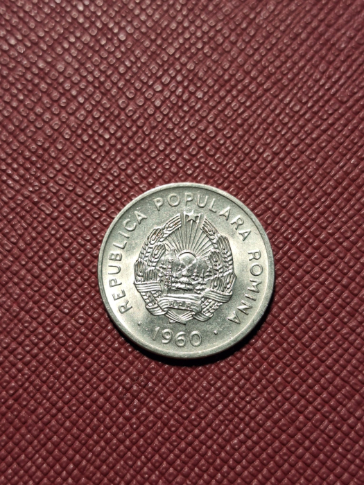Moneda Romania - RPR - 15 BANI 1960, cu luciu de batere [2]