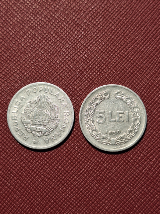 Moneda Romania - RPR - 5 LEI 1948 [2]