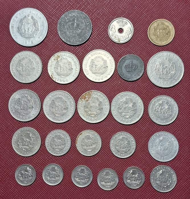 Monede Romania perioada 1906-1982, lot 26 bucati [2]