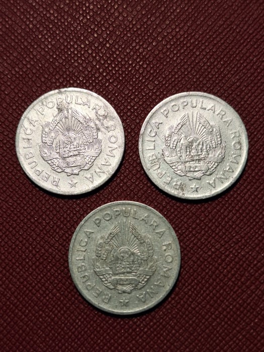 Monede Romania - RPR - 5 LEI 1949 + 5 LEI 1950 + 5 LEI 1951 [2]