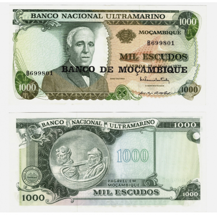 Mozambic 1000 Meticais 1976, necirculata [1]