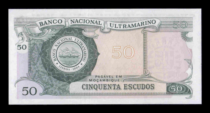 Mozambic 50 Escudos 1976, necirculata [2]
