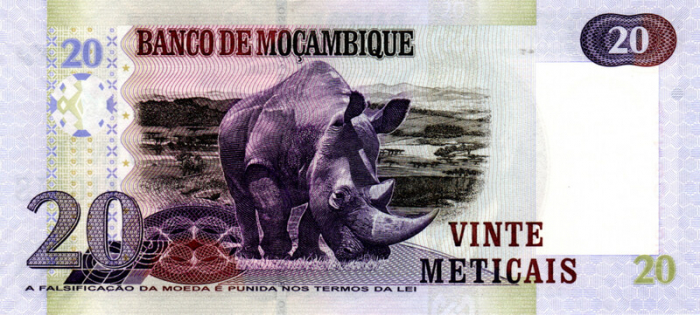 Mozambic 20 Meticais 2006, necirculata [2]