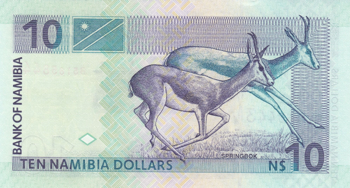 Namibia 10 Dolari 2001, necirculata [1]