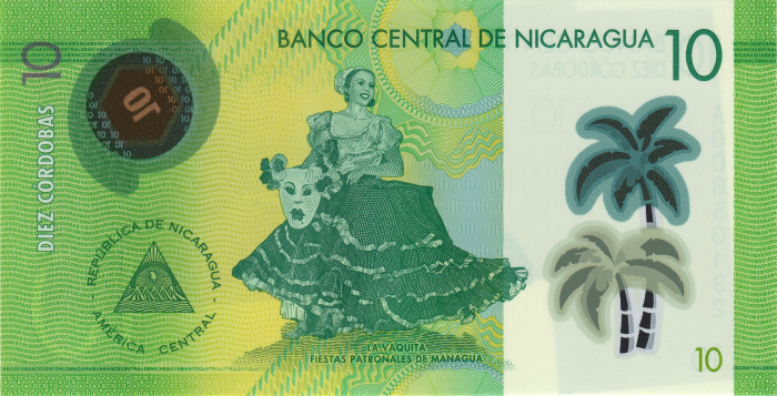 Nicaragua 10 Cordobas 2014, polimer, necirculata [2]