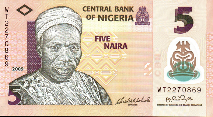 Nigeria, 5 Naira 2019, polimer, necirculata [2]