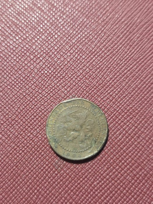 Olanda 1 cent 1904, circulata [2]