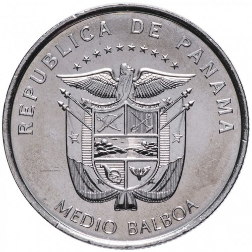 Panama 1/2 Balboa 2017 Royal Bridge Panama Viejo [1]