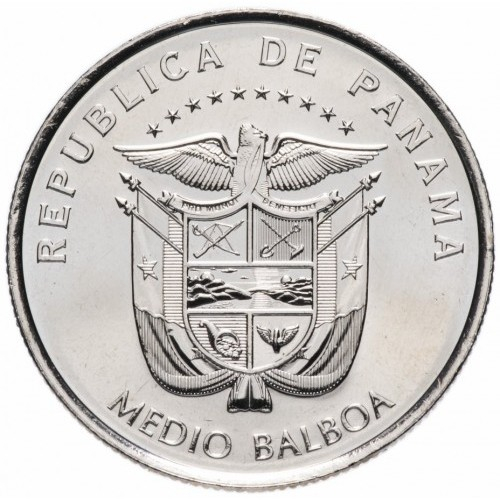 Panama 1/2 Balboa 2018 Manastirea San Francisco, UNC [2]