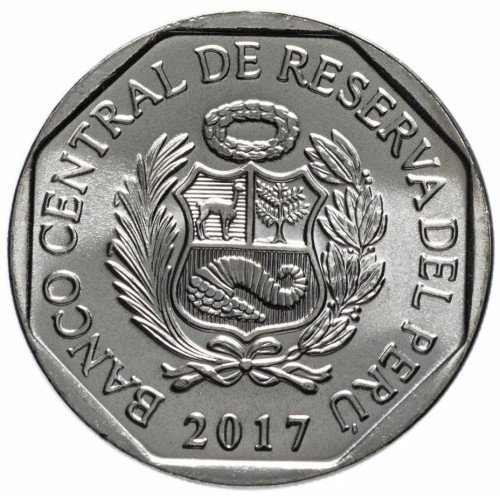 Peru 1 sol, 2017 Ursul cu ochelari, UNC [2]