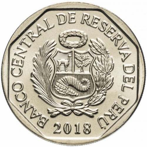 Peru 1 sol 2018 Jaguar, UNC [2]