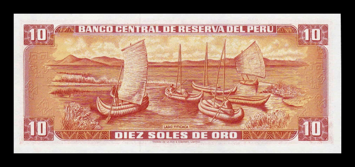 Peru 10 Soles de Oro 1976, necirculata [2]