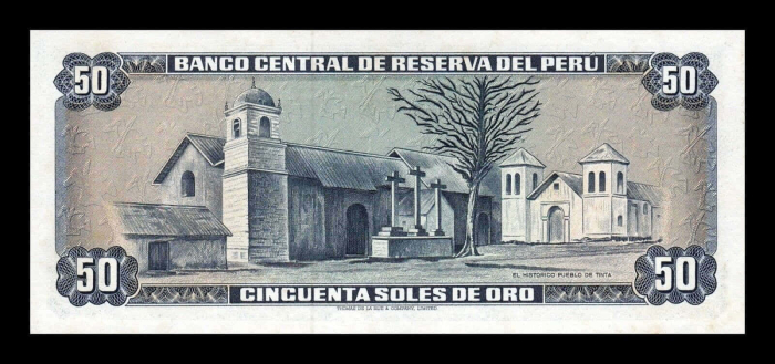 Peru 50 Soles de Oro 1975, Tupac Amaru II, necirculata [2]