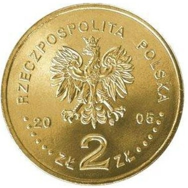 Polonia 2 zloti 2005, Papa Ioan Paul II (1920-2005), UNC [2]