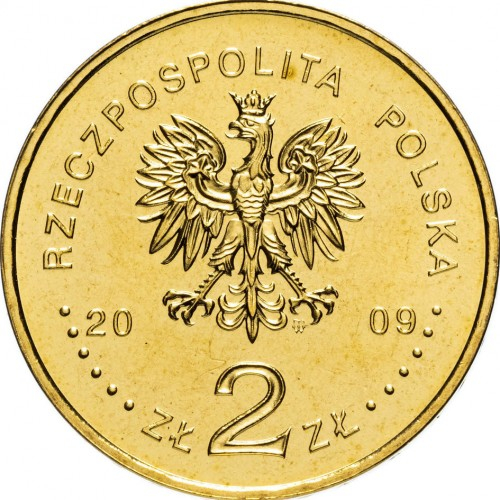 Polonia 2 zloti 2009, 100 ani de la fondarea Serviciului Voluntar de Salvare din Munții Tatra, UNC [2]