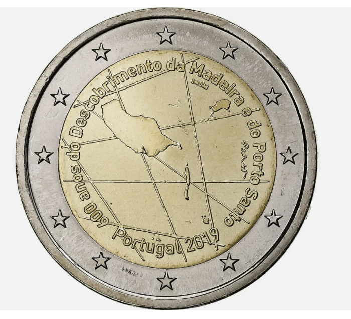 Portugalia 2 euro 2019 Madeira, UNC [1]
