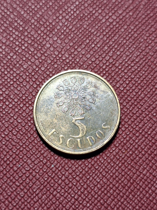 Portugalia 5 Escudos 1986 [2]