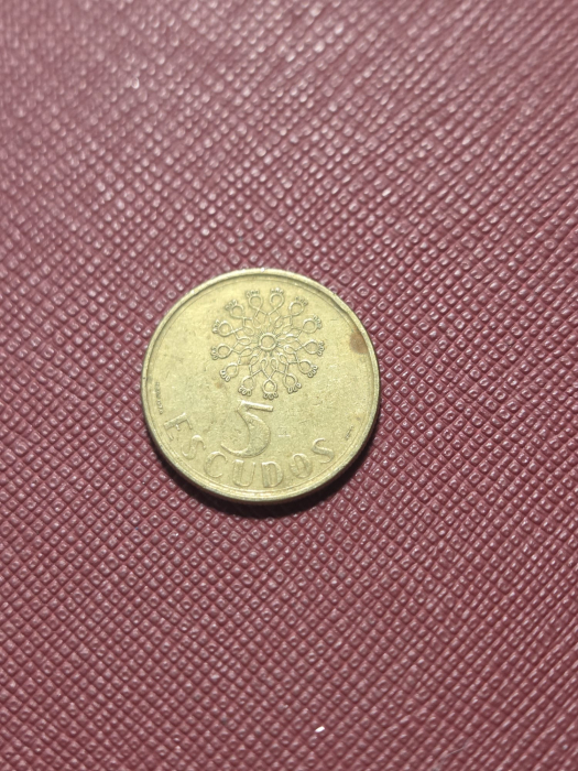 Portugalia 5 escudos 1989 [2]