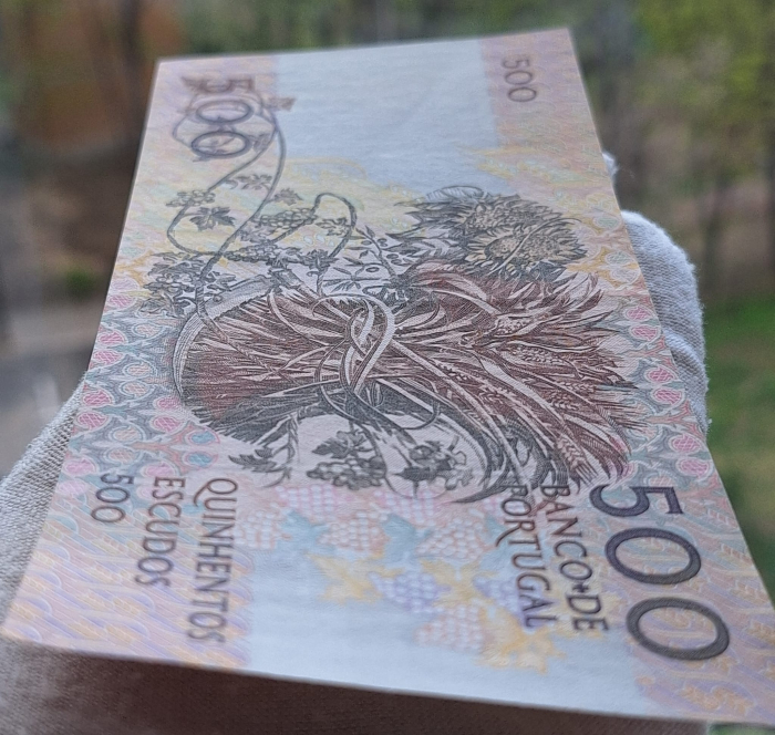 Portugalia 500 Escudos 1993-1994, aproape necirculata [2]