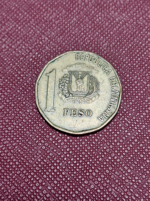 Republica Dominicana, 1 peso 1991 [1]
