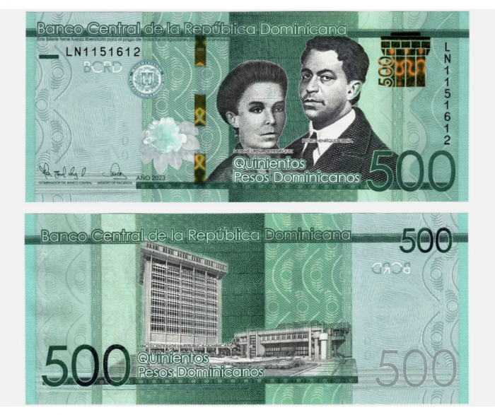 REPUBLICA DOMINICANA 500 pesos 2023, necirculata [1]