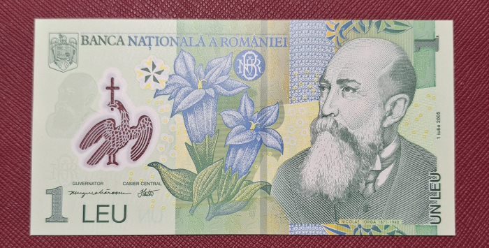 Romania 1 buc x 1 leu 2009, polimer, necirculata [2]