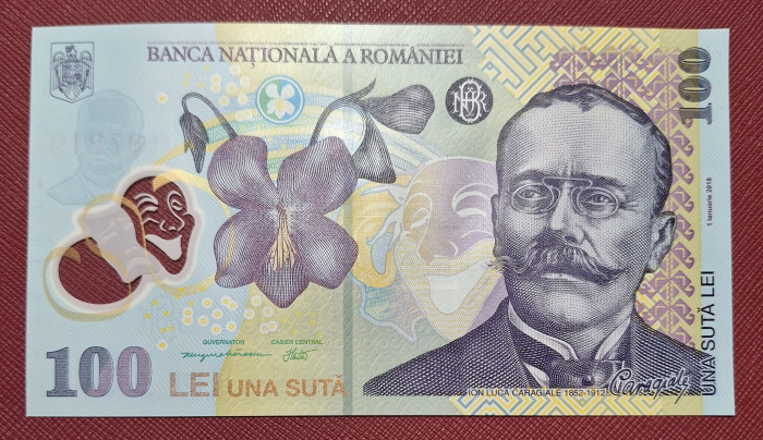 Romania 1 buc x 100 lei 2025, polimer, necirculata [2]
