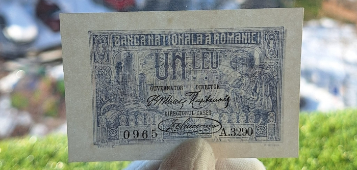 Romania, 1 leu 1920, Lupoaica, necirculata [3]